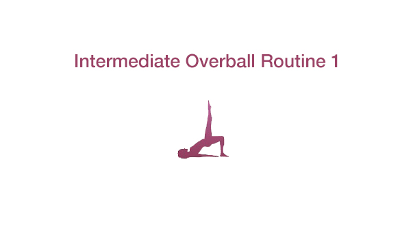 Jessica Pilates 222 Intermediate overball routine 1
